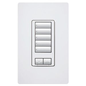 Lutron RadioRA2 CL 5BRL HYB ST KEYPAD(white)