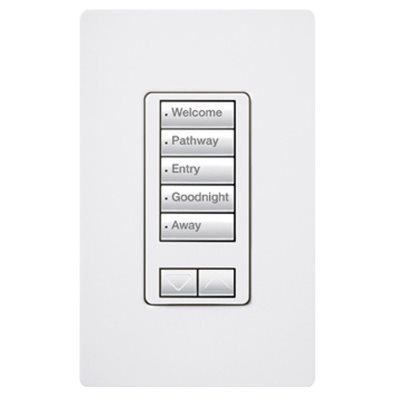 Lutron RadioRA 2 5BRL Well Keypad