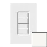 Lutron RadioRA 3 Sunnata 4-button Keypad (brilliant white)