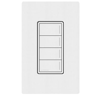 Lutron RadioRA 3 Sunnata 4-button Keypad (snow white)