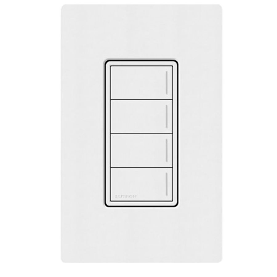 Lutron RadioRA 3 Sunnata 4-button Keypad (snow white)