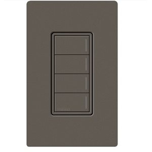 Lutron RadioRA 3 Sunnata 4-button Keypad (truffle)