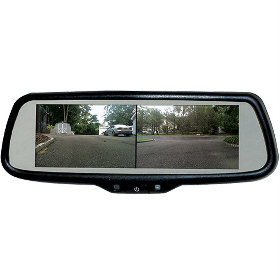 rear view mirror multiple camera monitor