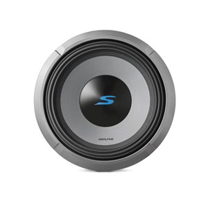 Alpine 1800W Peak (600W RMS) 12" Type-S Series Dual 4 Ohm Subwoofer