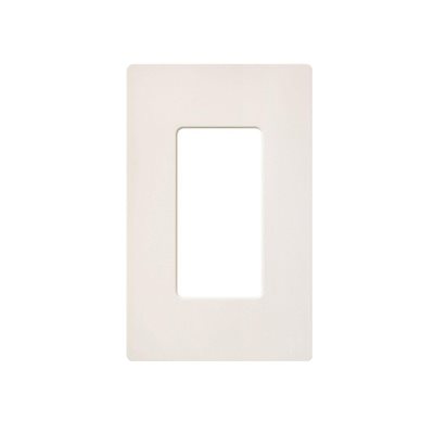 Lutron 1-Gang Satin Wall Plate (biscuit)