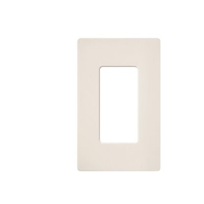 Lutron 1-Gang Satin Wall Plate (eggshell)