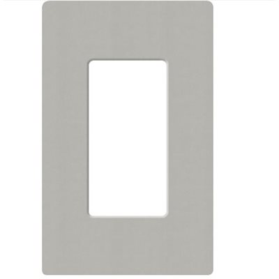 Lutron 1-Gang Satin Wall Plate (pebble)