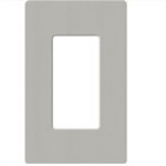 Lutron 1-Gang Satin Wall Plate (pebble)