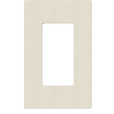 Lutron 1-Gang Satin Wall Plate (pumice)