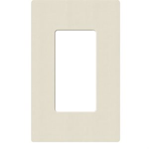 Lutron 1-Gang Satin Wall Plate (pumice)