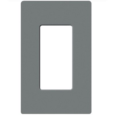 Lutron 1-Gang Satin Wall Plate (slate)