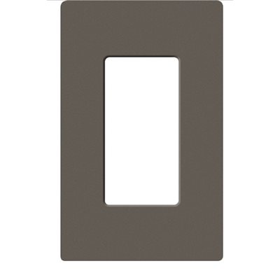 Lutron 1-Gang Satin Wall Plate (truffle)