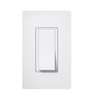 Lutron Satin Color 1-Pole Switch (snow white)