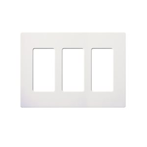 Lutron SATIN WALLPLATE 3GANG