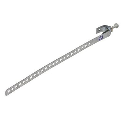 PPC 12" Galvanized Ground Strap