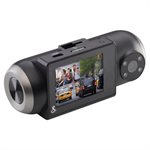 Cobra Dual-View Smart Dash Cam with Built-In Cabin View