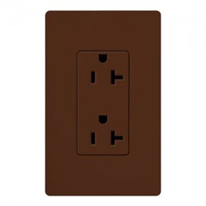 Lutron SATIN 20A RECP TMP RST(sienna)