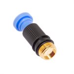 Holland BLUE PLUG 12AWG SPEAKER COMPRESSION TERMINATION 18 PACK