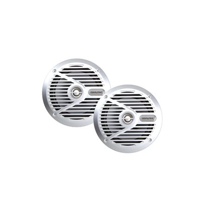 Alpine 6-1 / 2" 2-Way Marine Speaker (silver)