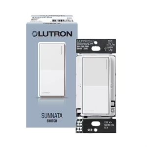 Lutron SUNNATA Switch (white)