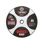 T-Spec 8 ga 250' OFC Power Wire (matte red)