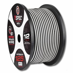 T-Spec v10 12 ga Speaker Wire 125' Spool (w / b)