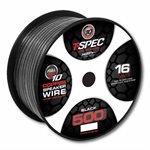 T-Spec v10 16 ga Speaker Wire 500' Spool (black)