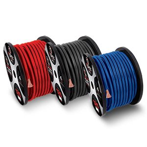 T-Spec 1-0 AWG 50' Blue OFC Power Wire, V8GT Series