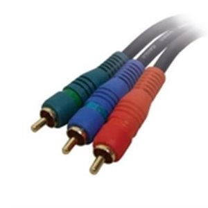 Quest 12' 3-RCA Male to 3-RCA Male Component Cable