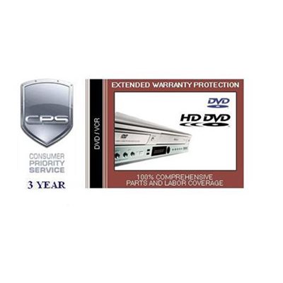 CPS 3 Year Blu-ray / DVD / VCR Warranty - Under $500