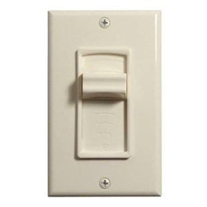 TruAudio Volume Control Decor Plate with Slide (almond)