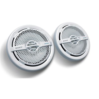 Sony Marine 6.5" Dual Cone Speakers (white, pair)