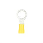 Install Bay 12-10 ga 1 / 4" Vinyl Ring Term (yellow, 100 pk)