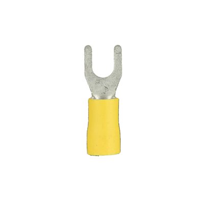 Install Bay 12-10 ga #10 Vinyl Spade Term (yellow, 100 pk)